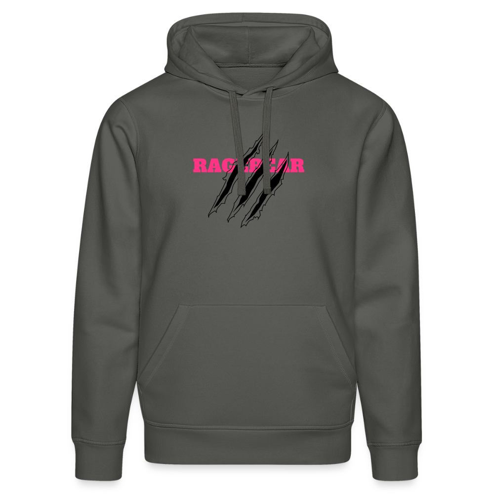 Naisten huppari - Claw mark - hiilenharmaa