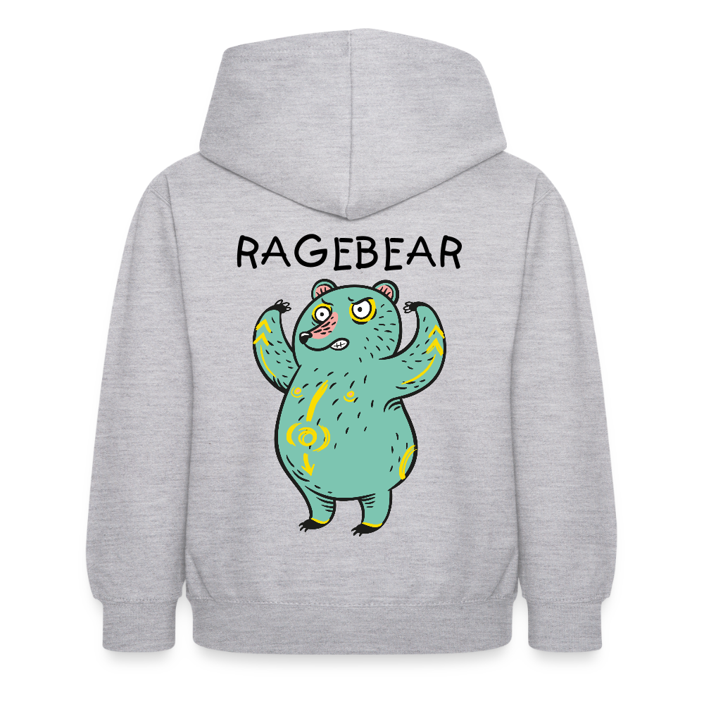 Lasten huppari - meleerattu vaaleanharmaa