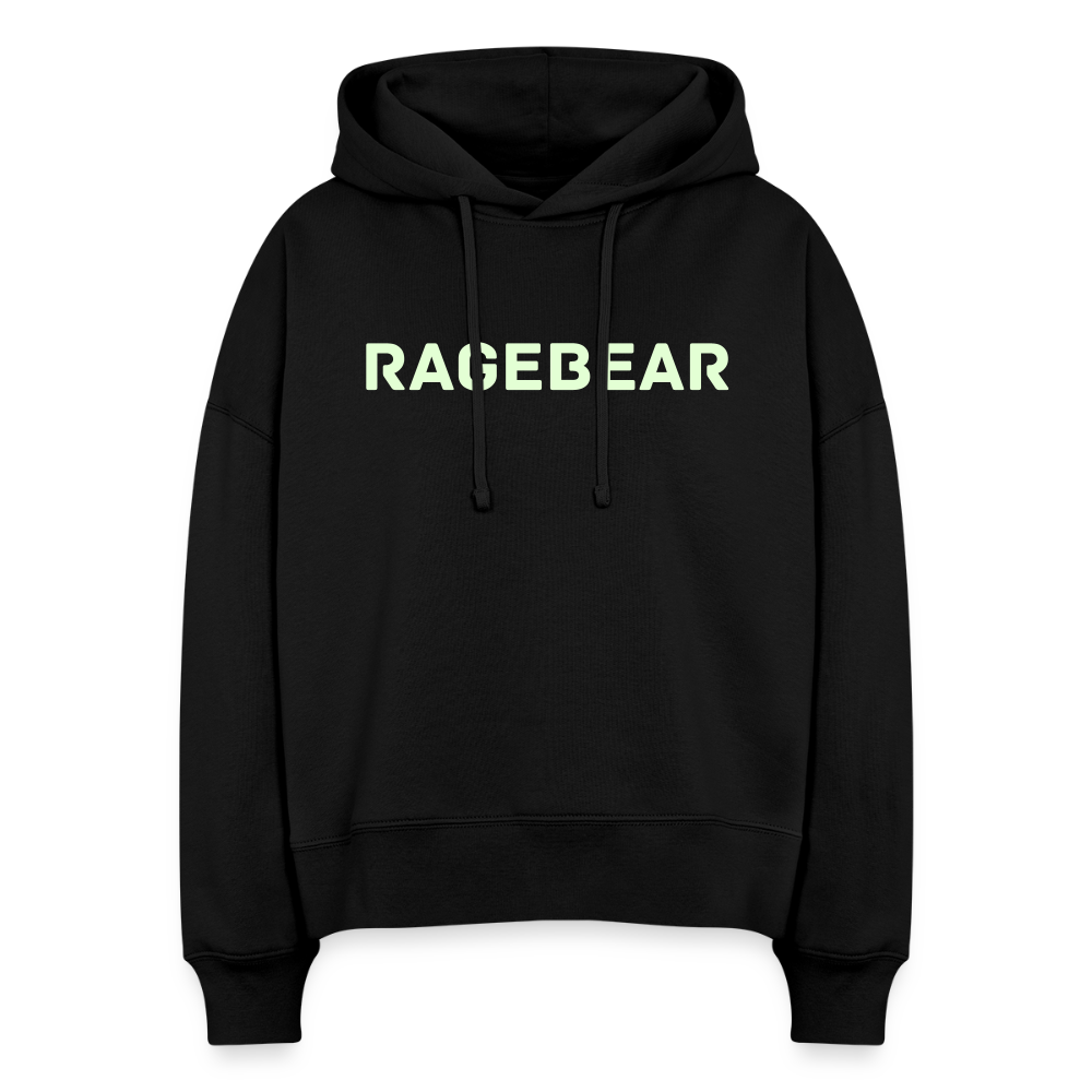 Naisten hupparo - Glow in the dark - musta