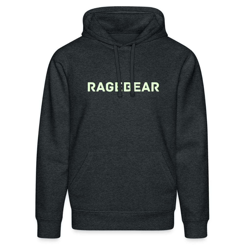 Huppari Miehet - tummanharmaa meleerattu