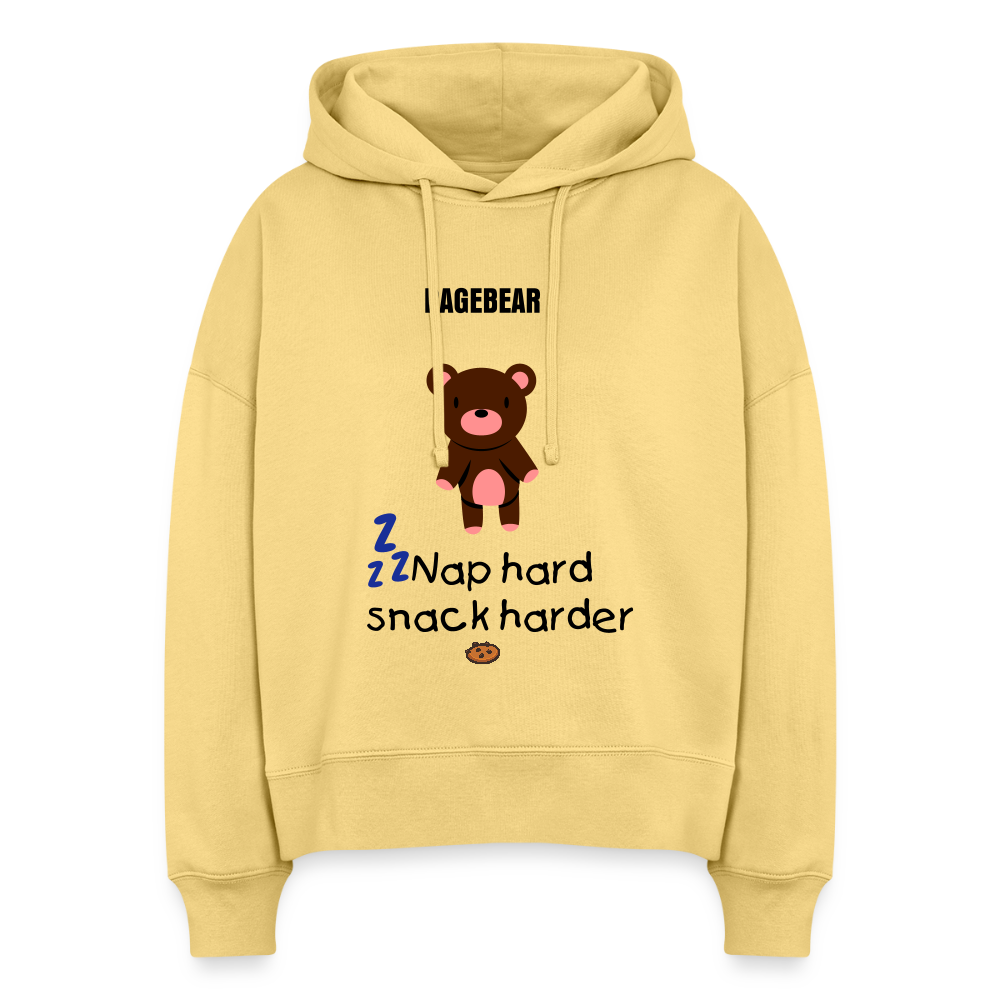 Naisten huppari - pesty keltainen