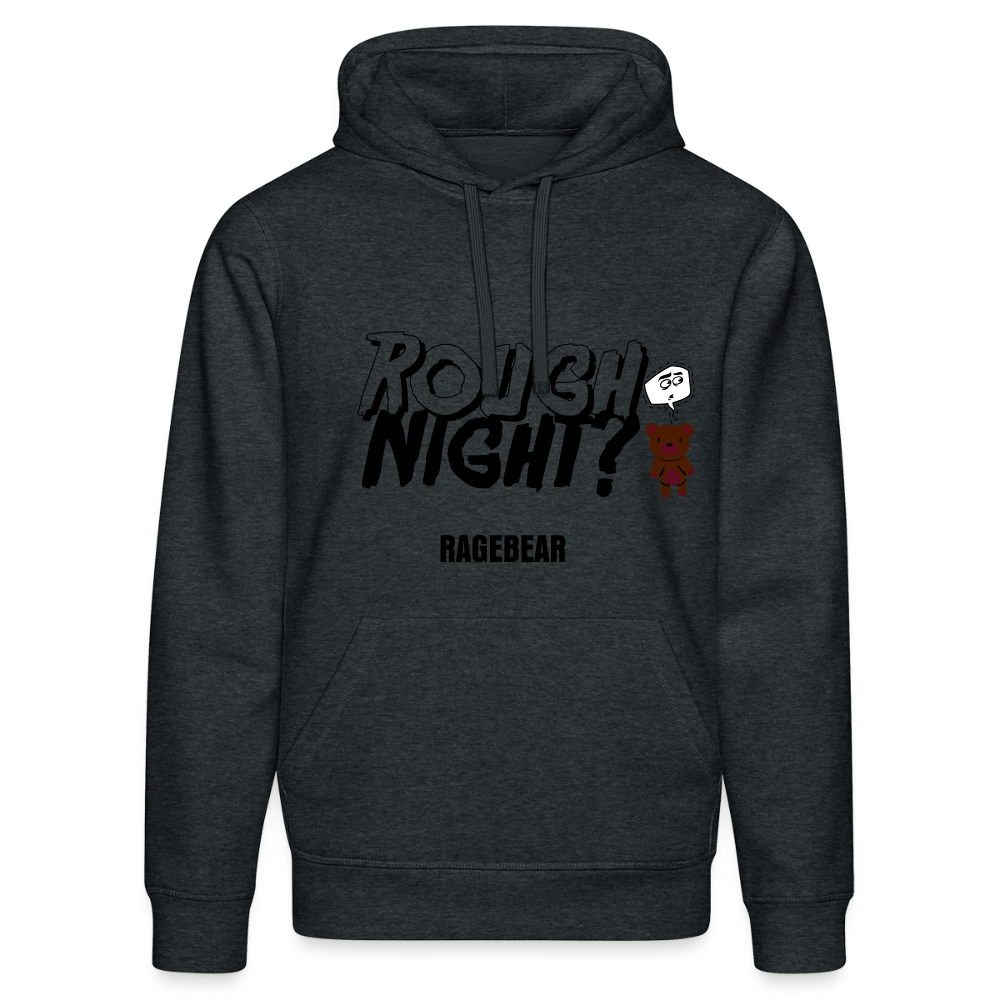 Miesten huppari - tummanharmaa meleerattu