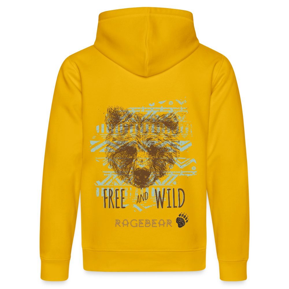 Unisex Huppari - spektrin keltainen