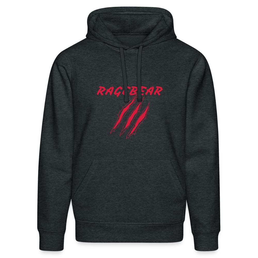 Miesten huppari - tummanharmaa meleerattu